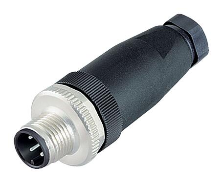 일러스트 99 0429 15 04 - M12 케이블 커넥터, 콘택트 렌즈: 4, 4.0-6.0mm, 차폐되지 않음, 나사 클램프, IP67, UL