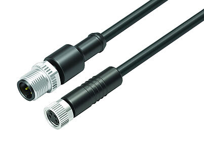 自动化技术.传感器和执行器--针头电缆连接器 - 孔头带电缆连接器 M8x1_VL_KSM12-77-3429_KDM8-3406-50004_black