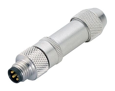 插图 99 3361 00 03 - M8 直头针头电缆连接器, 极数: 3, 3.5-5.0mm, 可接屏蔽, 焊接, IP67, UL