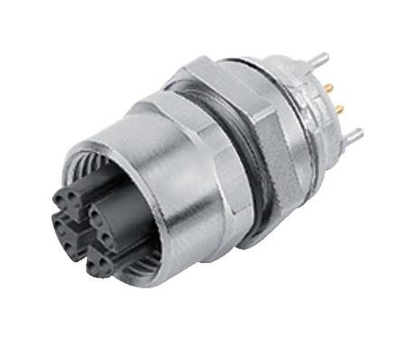 Illustration 99 3782 200 08 - M12 Female panel mount connector, Contacts: 8, shieldable, THT, IP67, UL