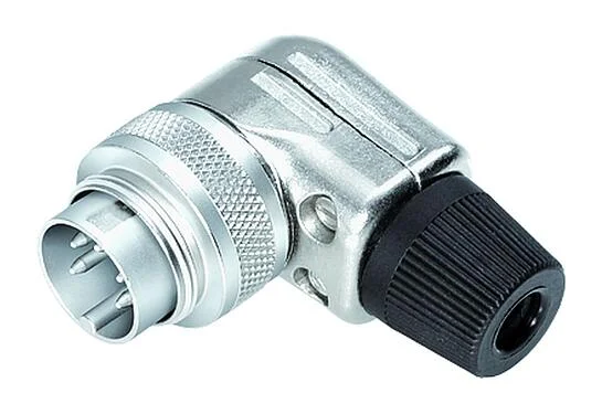 Illustration 99 0139 10 05 - M16 Male angled connector, Contacts: 5 (05-a), 4.0-6.0 mm, shieldable, solder, IP40