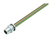 Automation Technology - Sensors and Actuators--Male panel mount connector_763_3_FS_vv_BG_Li_12p