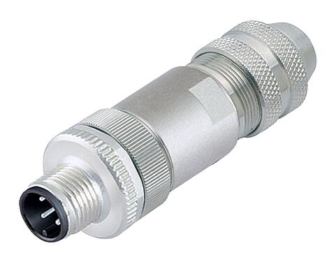 插图 99 1429 814 04 - M12 直头针头电缆连接器, 极数: 4, 4.0-6.0mm, 可接屏蔽, 螺钉接线, IP67, UL