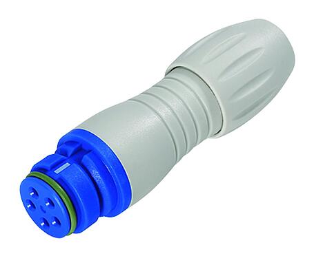 插图 99 9106 460 03 - Snap-in 快插 直头孔头电缆连接器, 极数: 3, 4.0-6.0mm, 非屏蔽, 焊接, IP67