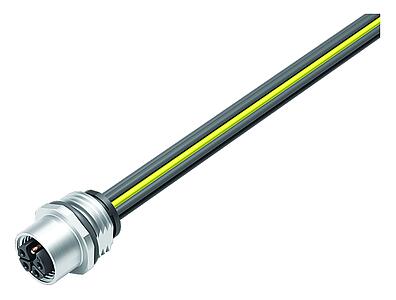Automation Technology - Voltage and Power Supply-M12-K-Female panel mount connector_814_4_FD_K