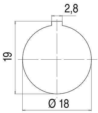 安装说明 99 0603 00 02 - 卡扣式 针头法兰座, 极数: 2, 非屏蔽, 焊接, IP40