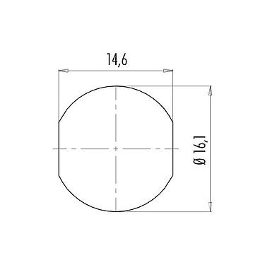 Assembly instructions / Panel cut-out Snap-In Adapter, unshielded, Rear mounting, screwable from the front