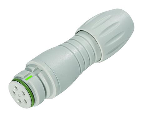 插图 99 9134 402 12 - Snap-in 快插 直头孔头电缆连接器, 极数: 12, 6.0-8.0mm, 非屏蔽, 焊接, IP67