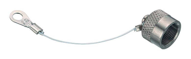 Illustration 08 0351 000 001 - M9 IP67 - Protection cap for flanged plug; 702/712 series