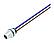 Automation Technology - Voltage and Power Supply  Male panel mount connector M12-L
