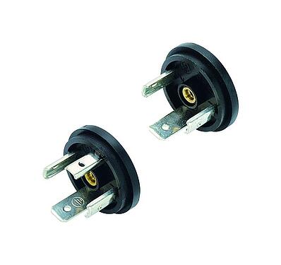 插图 设备插头, 极数: 3+PE, 非屏蔽, 焊接, IP40 不带密封圈, UL, ESTI+, VDE