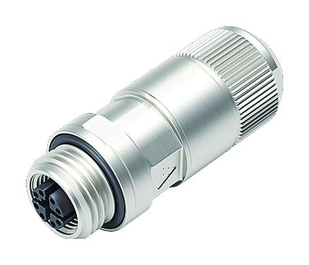 Illustration M12 Female cable connector, Contacts: 8, 5.5-9.0 mm, shieldable, IDC, IP67