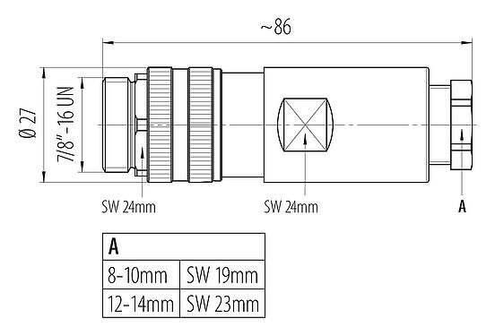 Scale drawing 99 2445 23 05 - 7/8