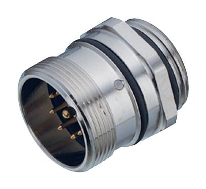 Illustration 99 4603 20 09 - M23 Male panel mount connector, Contacts: 9, unshielded, solder, IP67, central fixing