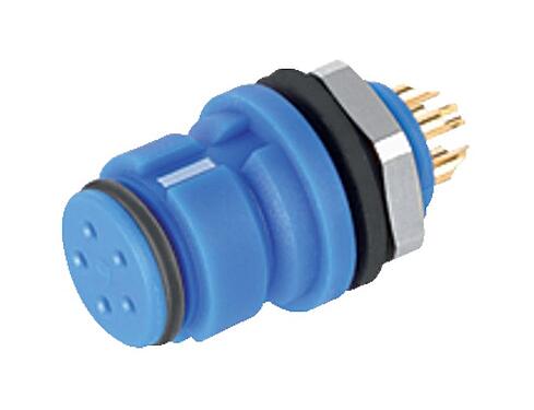 3D View 99 9212 060 04 - Snap-In Female panel mount connector, Contacts: 4, unshielded, solder, IP67, UL