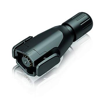 插图 Snap-in 快插 直头针头电缆连接器, 极数: 12, 6.0-8.0mm, 非屏蔽, 焊接, IP54