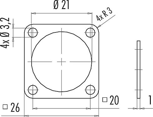 Scale drawing Seal, Free of silicone and silicone containing substances