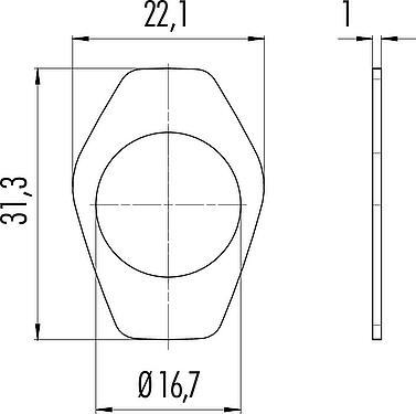 Scale drawing Seal