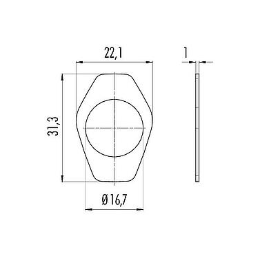 Scale drawing Seal
