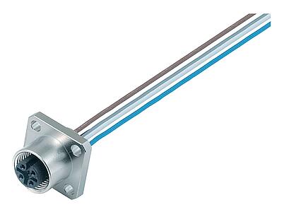 Automation Technology - Sensors and Actuators--Square female panel mount connector_763_4_VFD