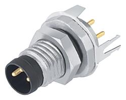Automation Technology - Sensors and Actuators--Male panel mount connector_718_3_FS_front_schirm_fg