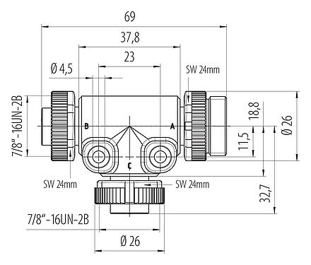 Scale drawing 79 5474 100 04 - 7/8