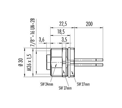 Scale drawing 09 2450 100 05 - 7/8