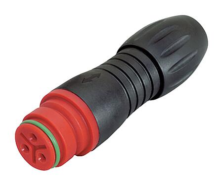 插图 99 9106 50 03 - Snap-in 快插 直头孔头电缆连接器, 极数: 3, 4.0-6.0mm, 非屏蔽, 焊接, IP67, UL, VDE
