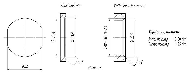 Assembly instructions / Panel cut-out 09 2447 100 03 - 7/8
