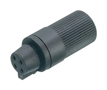 Illustration Snap-In Female cable connector, Contacts: 4, 3.6 mm, unshielded, solder, IP40