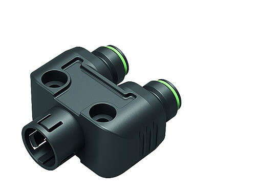 Illustration 79 9180 000 05 - Snap-In IP67 Twin distributor, Contacts: 5, unshielded, pluggable, IP67, VDE