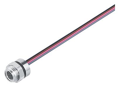 Automation Technology - Sensors and Actuators--Female panel mount connector_718_4_FD_Li_vv