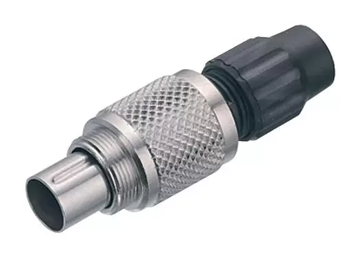 插图 99 0075 100 03 - M9 直头针头电缆连接器, 极数: 3, 3.0-4.0mm, 非屏蔽, 焊接, IP40