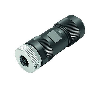 Illustration 99 0638 29 04 - M12 Female cable connector, Contacts: 4, 8.0-13.0 mm, unshielded, screw clamp, IP67, UL, M12x1.0