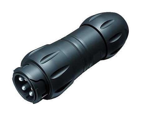 插图 99 6493 000 05 - 卡扣式 直头针头电缆连接器, 极数: 4+PE, 非屏蔽, 螺钉接线, IP67, UL 2238 (准备中)