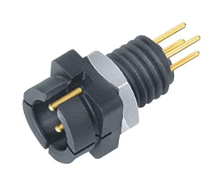 Illustration 09 9765 20 04 - Male panel mount connector, Contacts: 4, unshielded, THT, IP40