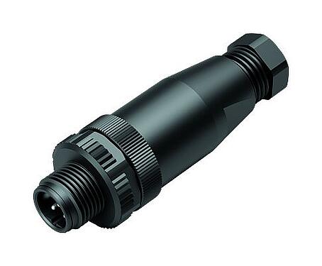插图 99 0437 115 05 - M12 直头针头电缆连接器, 极数: 5, 4.0-6.0mm, 非屏蔽, 螺钉接线, IP67