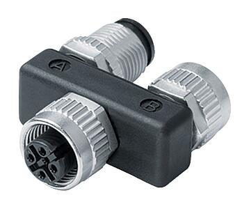 Automation Technology - Sensors and Actuators--Twin distributors, Y-distributor, male connector - 2 female connector_765_2_Y_DG_SK
