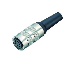 M16 Female cable connector, Contacts: 14 (14-b), 4.0-6.0 mm, shieldable, solder, IP40
