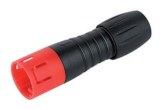 Snap-In Male cable connector, Contacts: 8, 3.5-5.0 mm, unshielded, solder, IP67, UL 2238