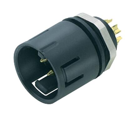 Illustration 99 9115 00 05 - Snap-In IP67 Male panel mount connector, Contacts: 5, unshielded, solder, IP67, VDE