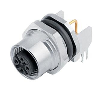 Automation Technology - Sensors and Actuators--Female panel mount connector_763_4_FD_SchBl_wi