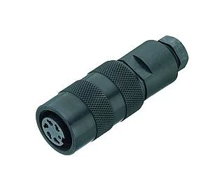 M16 Female cable connector, Contacts: 7 (07-a), 6.0-8.0 mm, unshielded, solder, IP67