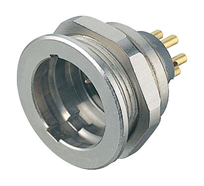 Illustration 09 4835 00 12 - Push Pull Male panel mount connector, Contacts: 12, shieldable, solder, IP67