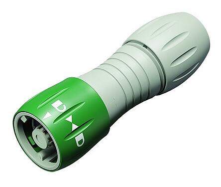 Illustration Bayonet Male cable connector, Contacts: 8, 6.0-8.0 mm, unshielded, solder, IP67 (when unplugged as well)