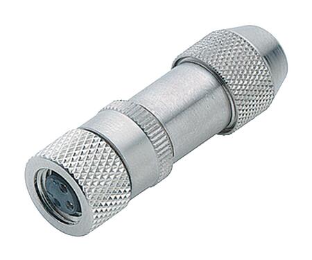 插图 99 3360 25 03 - M8 直头孔头电缆连接器, 极数: 3, 2.0-3.5mm, 可接屏蔽, 焊接, IP67