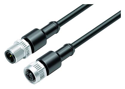 自动化技术.传感器和执行器--连接线束 针头电缆连接器 -孔头带电缆连接器_VL_KSM12-77-3429_KDM12-3430-50003_black