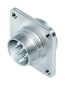 Miniature Connectors--Square male panel mount connector_723_3_FS_Viereck_loe