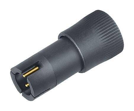 Illustration 09 9767 71 04 - Snap-In Male cable connector, Contacts: 4, 4.0-5.0 mm, unshielded, solder, IP40