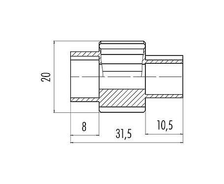 Scale drawing Mounting wrench